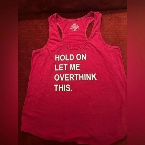 “Don’t Over Think It” Tank Top - Picture 1 of 4